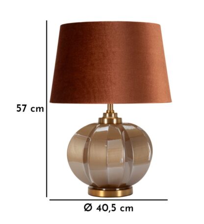 LAMPADA DA TAVOLO PRAGA -A-  CM Ø 40,5X57 - immagine 7