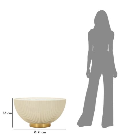 TAVOLINO DA CAFFE' ELGE CM Ø 71X38 - immagine 8
