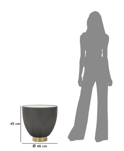TAVOLINO DA CAFFE' ELGE CM Ø 46X45 - immagine 8