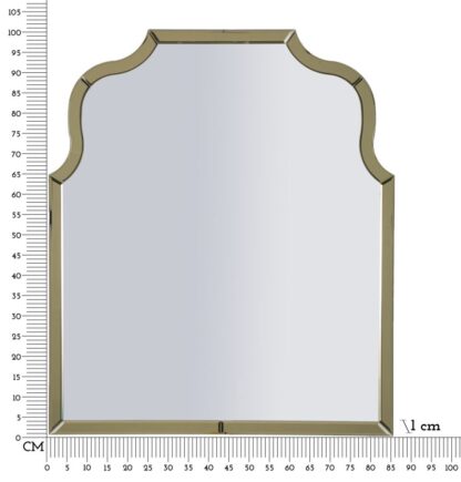 SPECCHIO DA MURO ANKARA ORO (MISURA SPECCHIO CM 78X93) - immagine 9