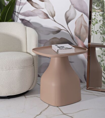 TAVOLINETTO GEA ROSA CM 48X48X50 - immagine 6