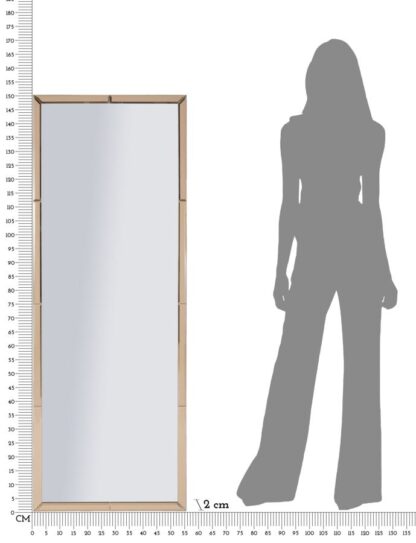 SPECCHIO DA MURO BERLINO ROSA CM 55X2X150 (MISURA SPECCHIO CM 49X143,5) - immagine 7