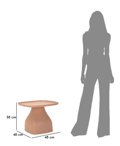 TAVOLINETTO GEA ROSA CM 48X48X38 - immagine 7