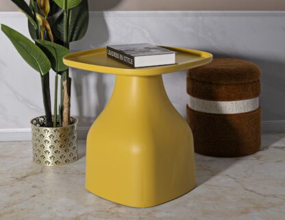 TAVOLINETTO GEA GIALLO CM 48X48X50 - immagine 6