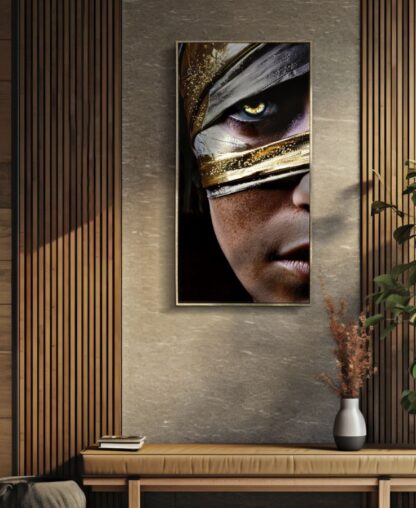 DIPINTO SU TELA LACCATO NAIROBI C/CORNICE -A- CM 52X4X102 - immagine 6