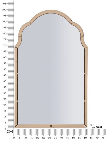 SPECCHIO DA MURO TANGERI ROSA CM 62X1X100 (MISURA SPECCHIO CM 55X94) - immagine 8