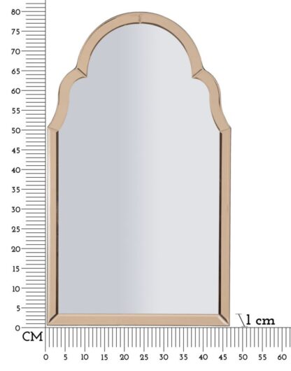 SPECCHIO DA MURO TANGERI ROSA CM 47X1X80 (MISURA SPECCHIO CM 41X74) - immagine 6