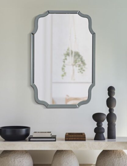 SPECCHIO DA MURO ISTANBUL GRIGIO CM 60X1X90 (MISURA SPECCHIO CM 54X84,5) - immagine 6