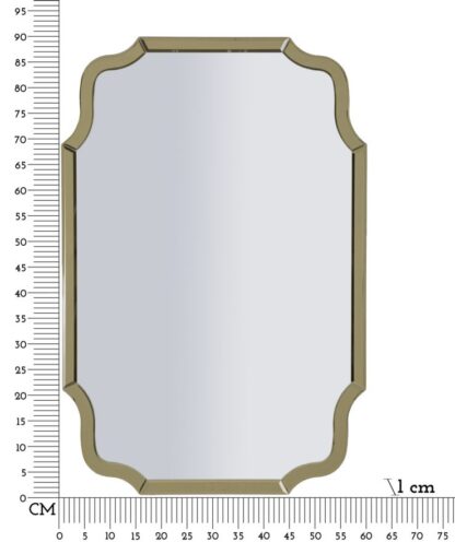 SPECCHIO DA MURO ISTANBUL ORO CM 60X1X90 (MISURA SPECCHIO CM 54X84,5) - immagine 7