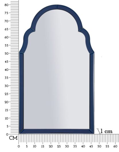 SPECCHIO DA MURO TANGERI BLU CM 47X1X80 (MISURA SPECCHIO CM 41X74) - immagine 8
