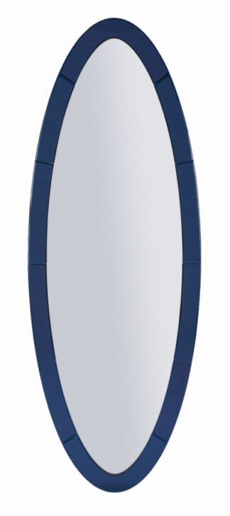 SPECCHIO DA MURO OSLO BLU CM 55X2X150 (MISURA SPECCHIO CM 42,5X137,5)