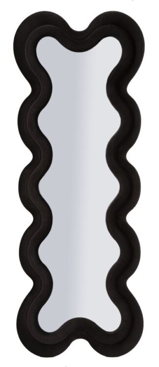 SPECCHIO DA MURO MONICA NERO CM 58X4X160  (MISURA SPECCHIO CM 39X124)