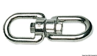 Girella inox doppio occhio 4 mm 01.018.04 Osculati