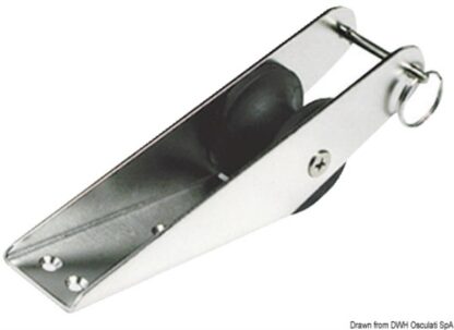 Musone di prua inox 232 x 51 mm 01.118.91 Osculati