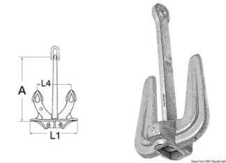 Ancora Hall 2,5 kg 01.142.25 Osculati