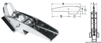 Musone inox a bascula max 20 kg 01.337.00 Osculati