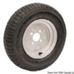 Ruote pneumatiche carrelli alta velocità 4/10" 02.013.06 Osculati