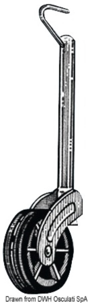 Ruotino anteriore fisso 35 mm 02.014.56 Osculati