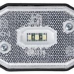 Fanale posizione LED anteriore luce bianca staffa 02.021.43 Osculati