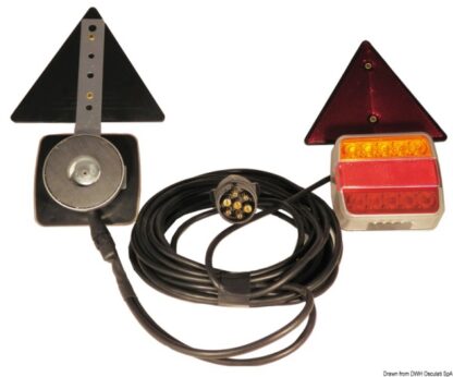 Kit luci a LED fissaggio magnetico 4 funzioni 02.023.22 Osculati