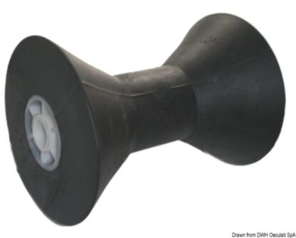 Rullo centrale nero 205 mm Ø foro 21 mm 02.029.11 Osculati
