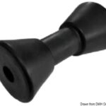 Rullo centrale nero 190 mm Ø foro 25 mm 02.029.24 Osculati