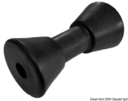 Rullo centrale nero 190 mm Ø foro 25 mm 02.029.24 Osculati