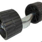 Staffa con rulli oscillanti neri 02.031.51 Osculati