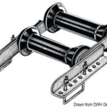 Rullo basculante posteriore 60 mm doppio 02.040.69 Osculati