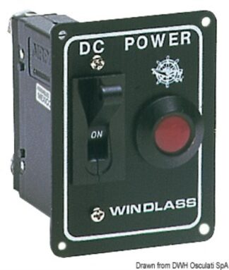 Pannello con interruttore di sicurezza 50 A 02.340.01 Osculati