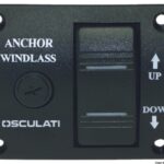 Pannello di comando per verricelli 75 x 62 mm 02.341.20 Osculati