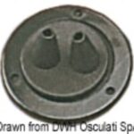 Soffietto con ghiera per cavi telecomando 03.150.78 Osculati