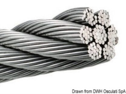 Cavo inox 133 fili 2,5 mm 03.172.25 Osculati