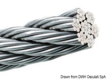 Cavo inox 49 fili 2,5 mm 03.178.25 Osculati