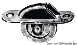 Carrucola da incasso 60 mm 03.307.00 Osculati
