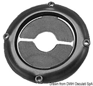 Ghiera passacavi nera 03.408.00NE Osculati