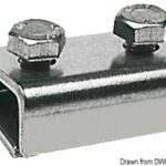 Morsetto inox cavo 2/6 mm Sfusi con cavallotto 04.184.00 Osculati