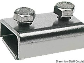 Morsetto inox cavo 2/6 mm Sfusi con cavallotto 04.184.00 Osculati