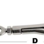 Gancio a pellicano per battagliole 05.146.00 Osculati