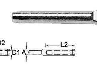 Terminale inox occhio Ø 5 mm 05.190.05 Osculati