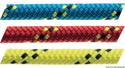 Drizza e scotta Marlow D2 Racing 78 rossa 12 mm 06.419.12RO Marlow