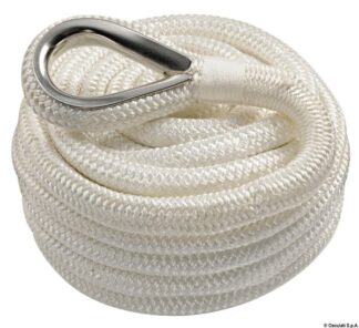 Cima ormeggio impiombata 16 mm x 11 m bianca 06.443.73 Osculati