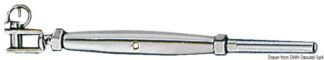 Tenditore inox 10 mm, forcella fissa 07.191.10 Osculati