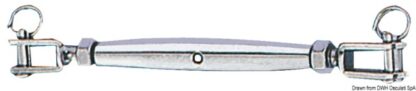 Tenditore inox 16 mm due forcelle fisse 07.197.16 Osculati