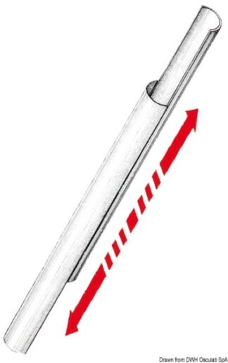 Profilo coprisartie 60 mm x 2 m 07.595.60 Osculati