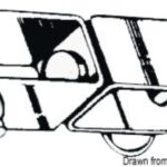 Girella inox 13 x 15 mm 08.070.06 Viadana