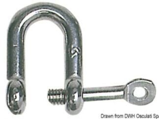 Grillo inox a U asse imperdibile 14 mm 08.220.14 Osculati