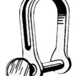 Grillo inox stampato corto 4 mm 08.765.04 Osculati