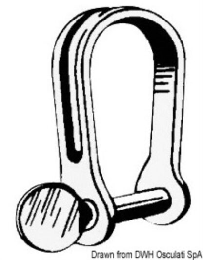 Grillo inox stampato lungo mm 4 08.865.04 Viadana