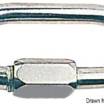 Osculati 08.874.80 Moschettone Inox A Vite Mm 8